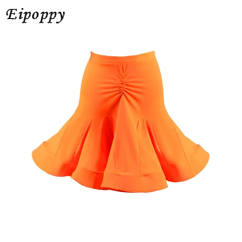 ชุดเต้นลาตินสำหรับเด็กกระโปรงสำหรับผู้หญิงชุดสำหรับการแสดงการแข่งขันแบบมืออาชีพ