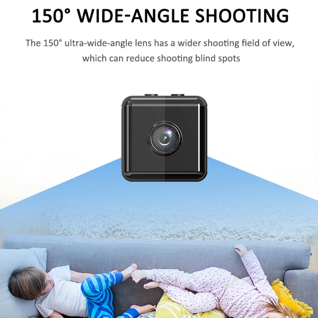 كاميرا X6D Mini IP HD 1080P كاميرا مراقبة أمنية رياضية لاسلكية للمنزل الذكي مع بطارية مدمجة للرؤية الليلية #5