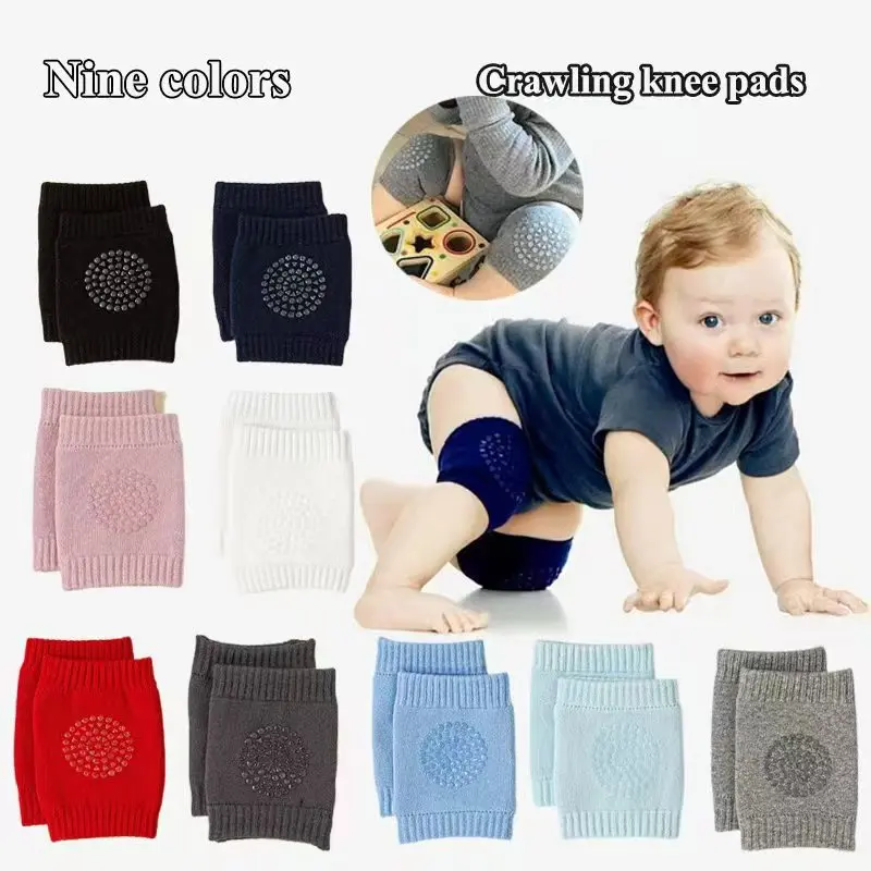 

Детские махровые хлопковые носки — мягкие однотонные летние носки до щиколотки, нескользящая нижняя часть для гусениц и малышей (0–24 месяца)