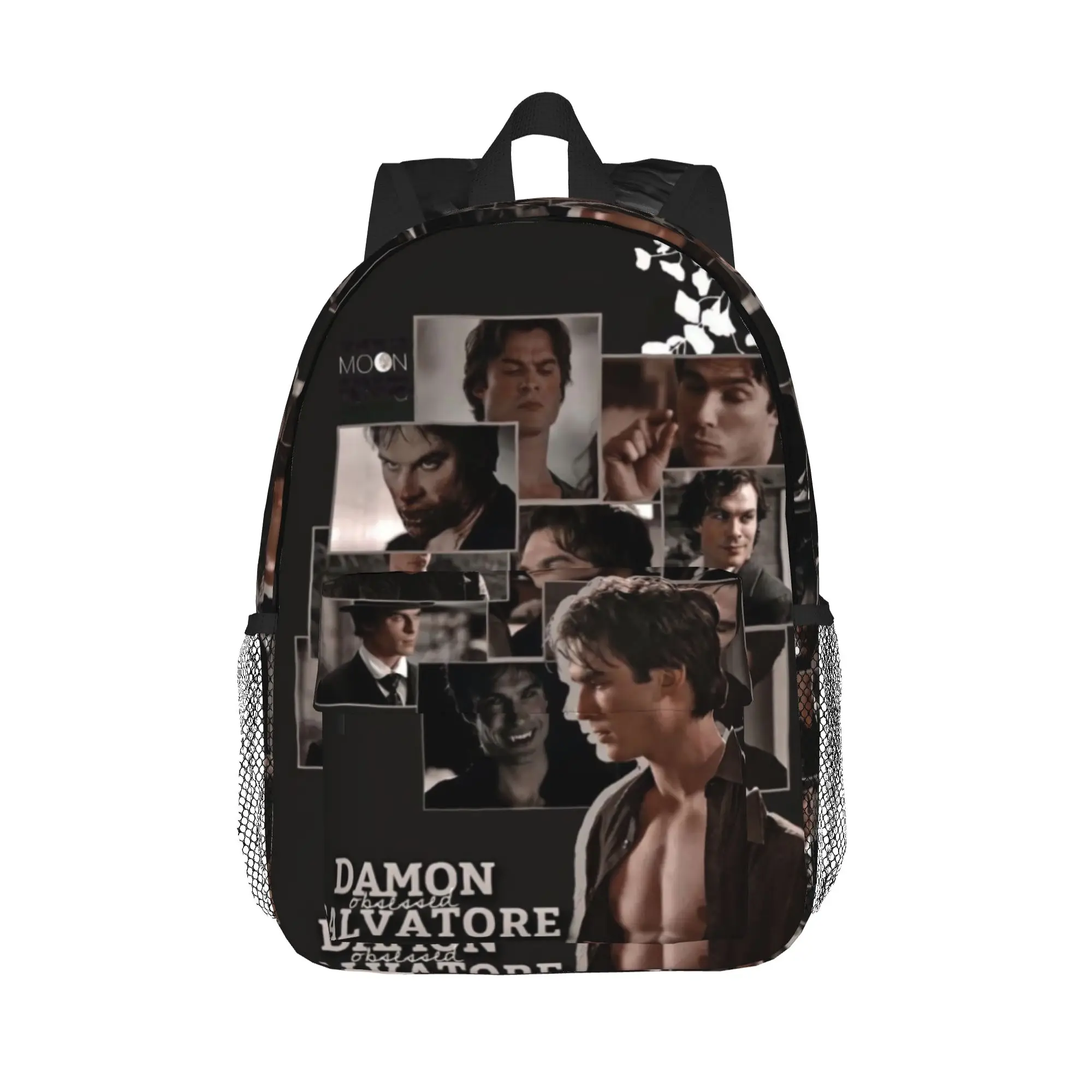 The Vampire Diaries Damon Salvatore Backpack Hot Sale Daypack Boys Girls BookBag Shoulder Bags for Men Women School Bag