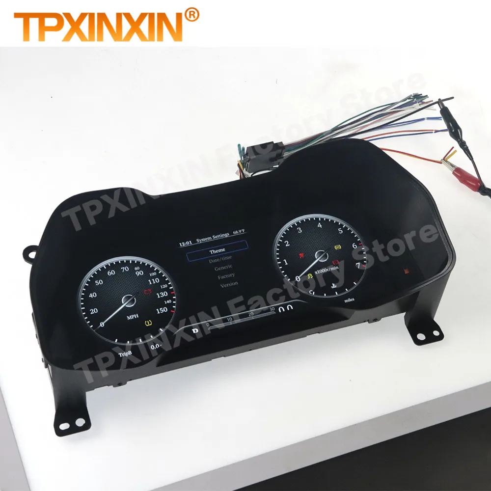 12.3‘’ Digital dashboardl For Toyota 4 Runner 2010 2011 2012 2013-2022 LCD Virtual Cluster Cockpit Dashboard Panel Speed Meters