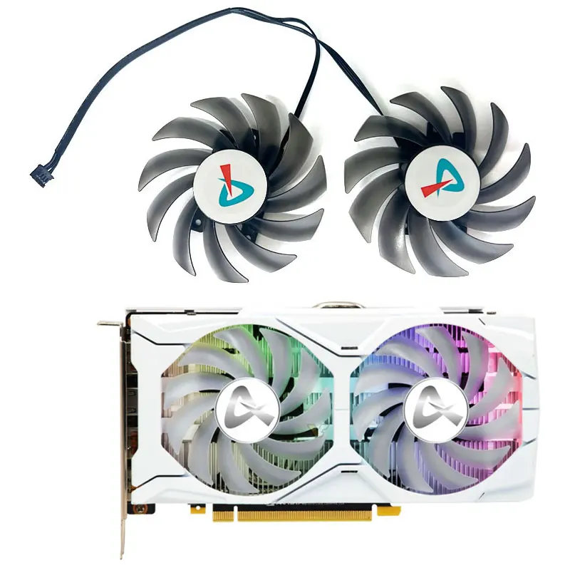 85MM New For AXGAMING GeForce RTX2060 SUPER GTX1660ti 1660 SUPER X2 Graphics Card Replacement Fan CF-12915S