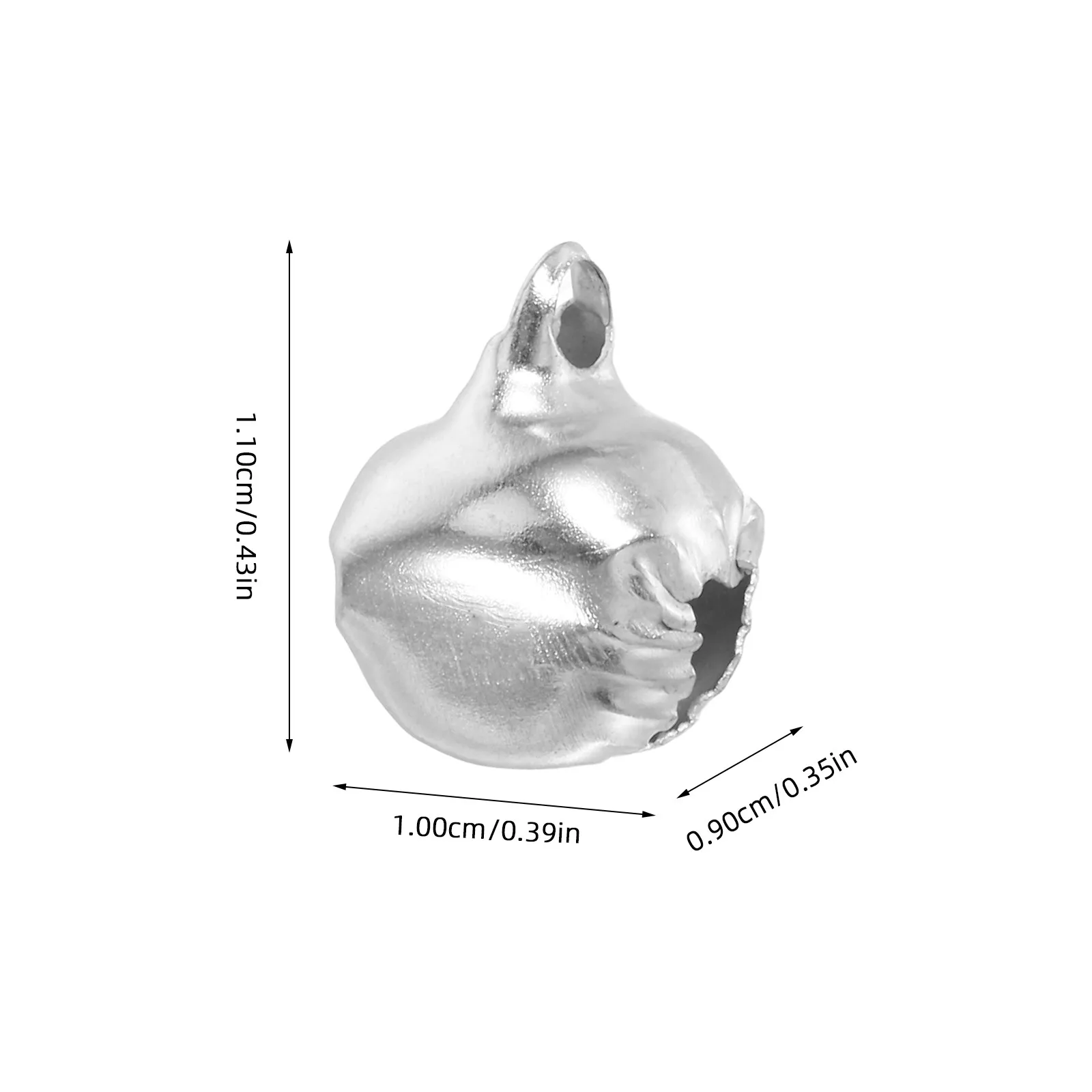 

200Pcs Decorative Bells Vintage Tiny Metal Jingle Bells for DIY Crafts Jewelry Making Pet Collars Home Decor Ornament