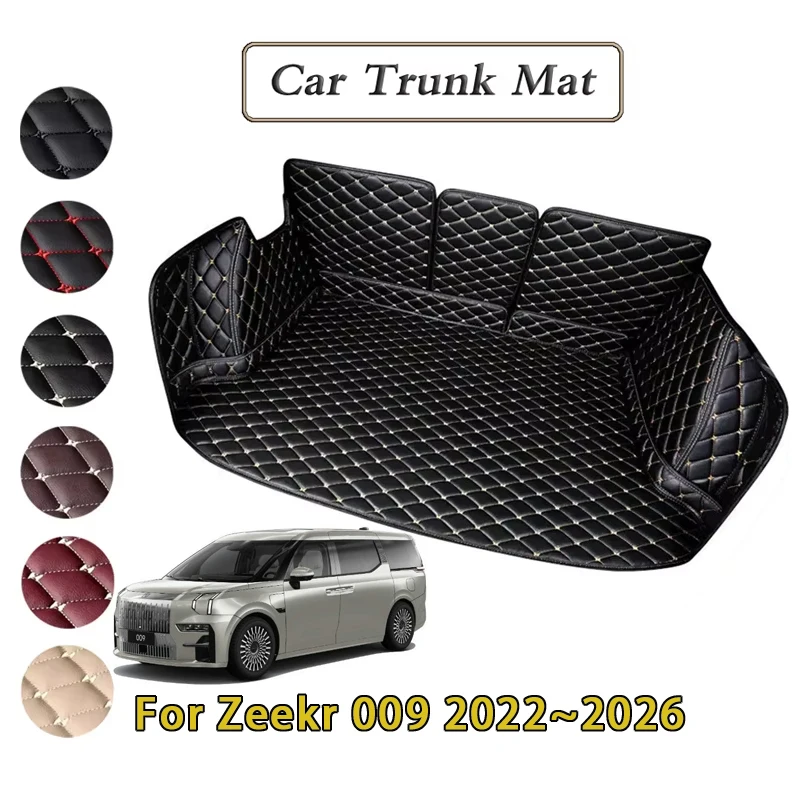 

Car Trunk Mats For Zeekr 009 2022 2023 2024 2025 2026 6seat Waterproof Fully Trunk Mats Rear Cargo Tray Auto Accessories