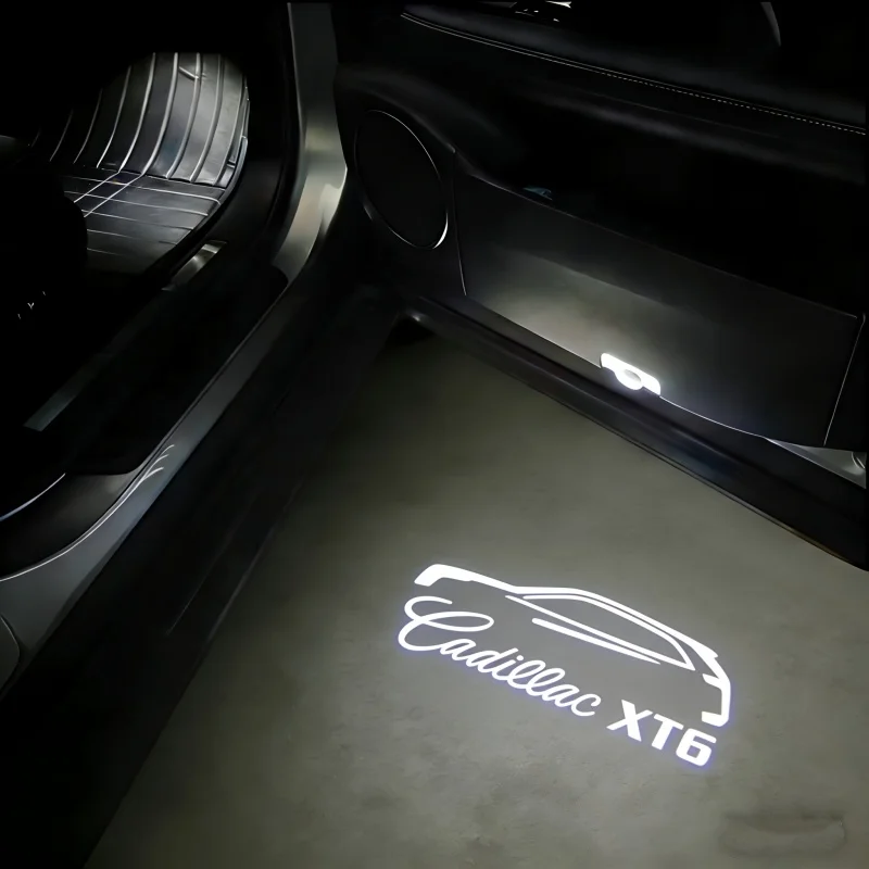 

For Cadillac SRX XT4 XT5 XT6 ATS XTS CTS CT6 Car LED Door Welcome Lights Projector Courtesy Ghost Logo Lights Auto Lamp Goods