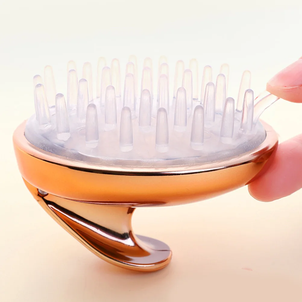 3 قطعة فرشاة تدليك السيليكون لينة Abs مقبض فروة الرأس الغسيل أداة ل فروة الرأس الجافة إزالة القشرة دش الضروريات الرجال النساء الشعر #5