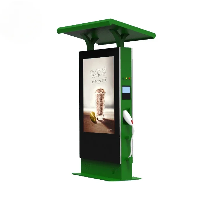 43 Inch Outdoor Stations Waterproof Digital Signage Display LCD Electric Car Charging Pile Outdoor Vehicle Charging Kiosk