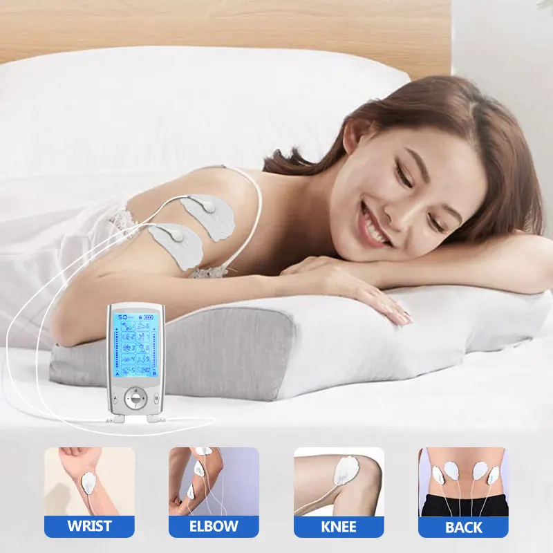 10-Mode Electric EMS Physiotherapy apparatus Tens Muscle Stimulator Acupuncture Body Massage Digital Therapy Fast Dropship