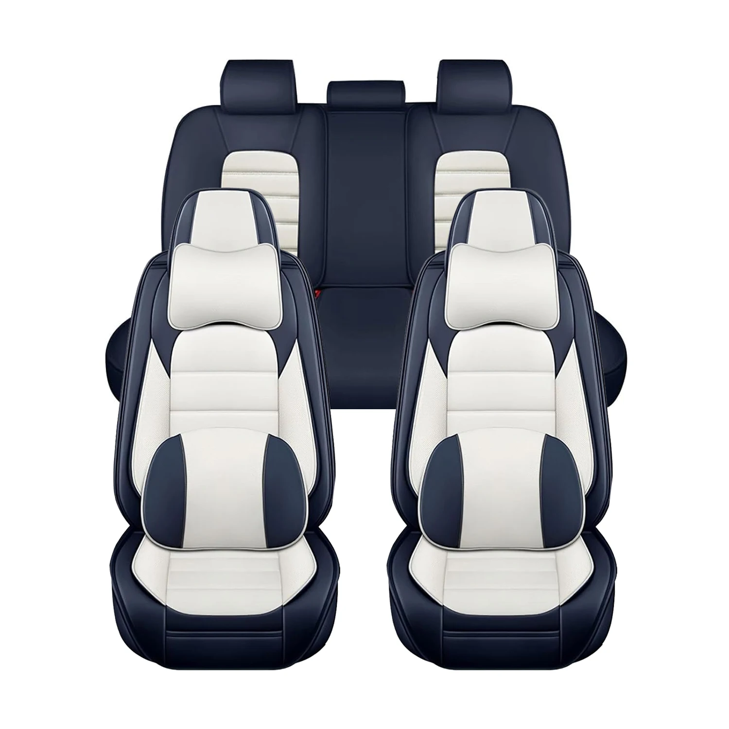 Suitable for Chevrolet Camar 2010-2023 car seat covers, thickened PU leather material, 5 pieces full set