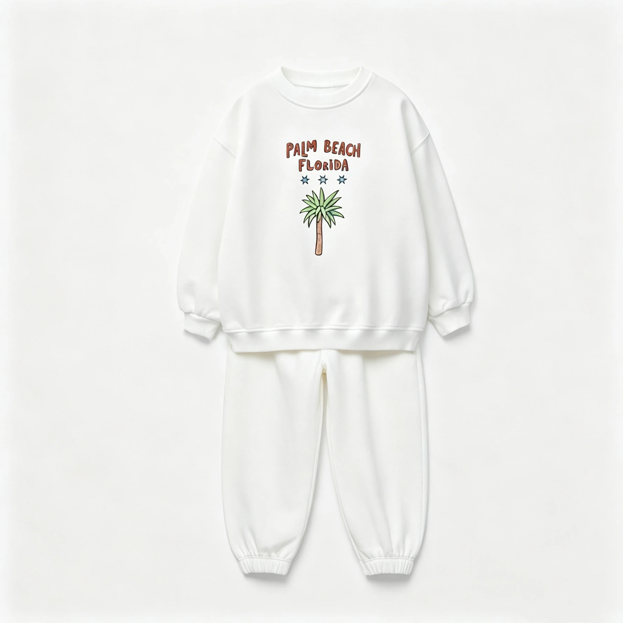 Modisches Einfaches Kinder 2-teiliges Set Mädchen Sweatshirt + Hose Lässiges Zweiteiler-Outfit Herbst Kinderkleidung Trainingsanzüge 0-6 Jahre – Detail 2