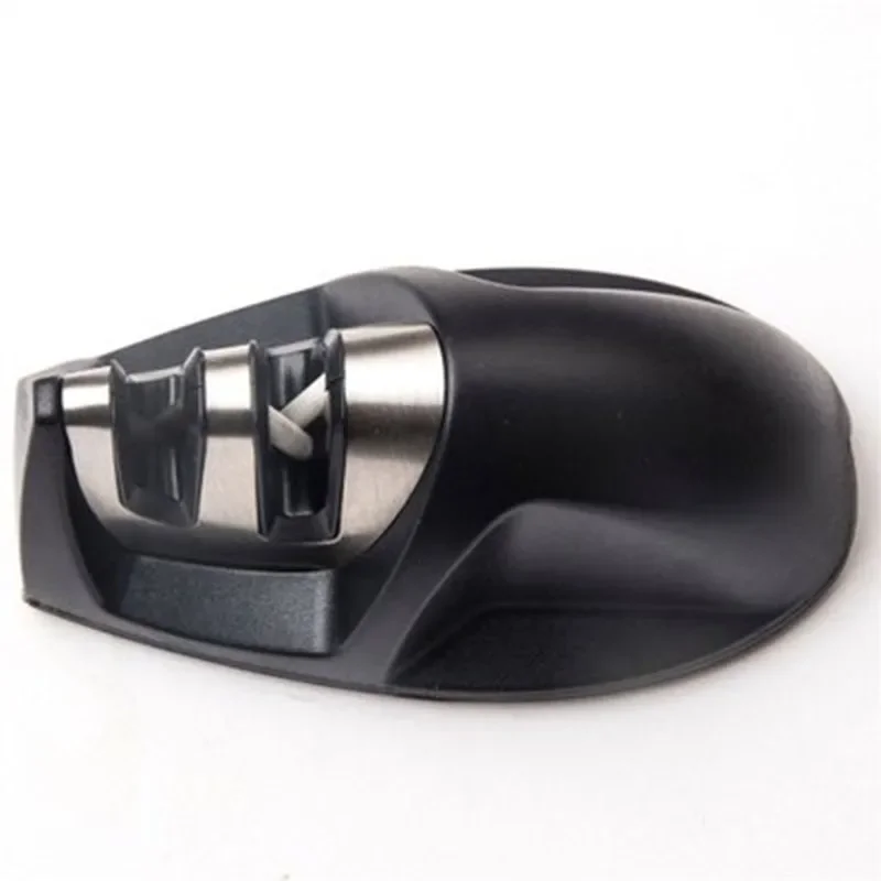 Sharpener Manal Two Stages Mouse Mini Fast Sharpener Fixed Angle Whetstone Multi-Function Gadget ABS Mini Sharpening Tool