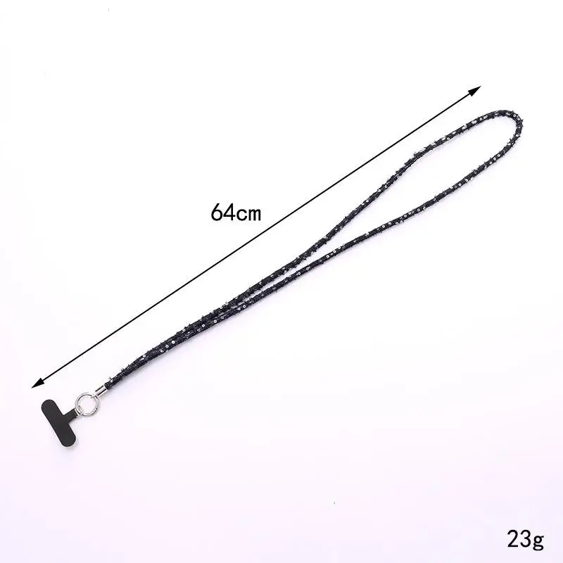 

Модный длинный ремешок для телефона с зажимом — шейный ремешок через плечо для универсальных чехлов для телефонов (антипотерянная уличная подвесная веревка)