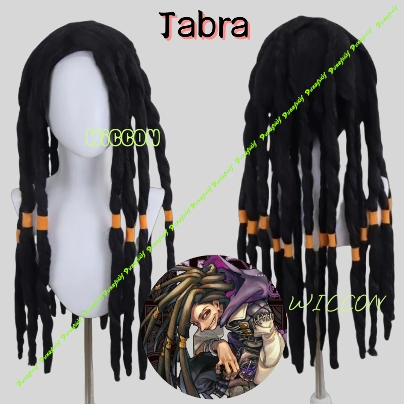 

Heat Resistant Gachiakuta Jabra Cosplay Wig Black Styled Hair Unisex Anime Halloween Party Props Wig For Women Men