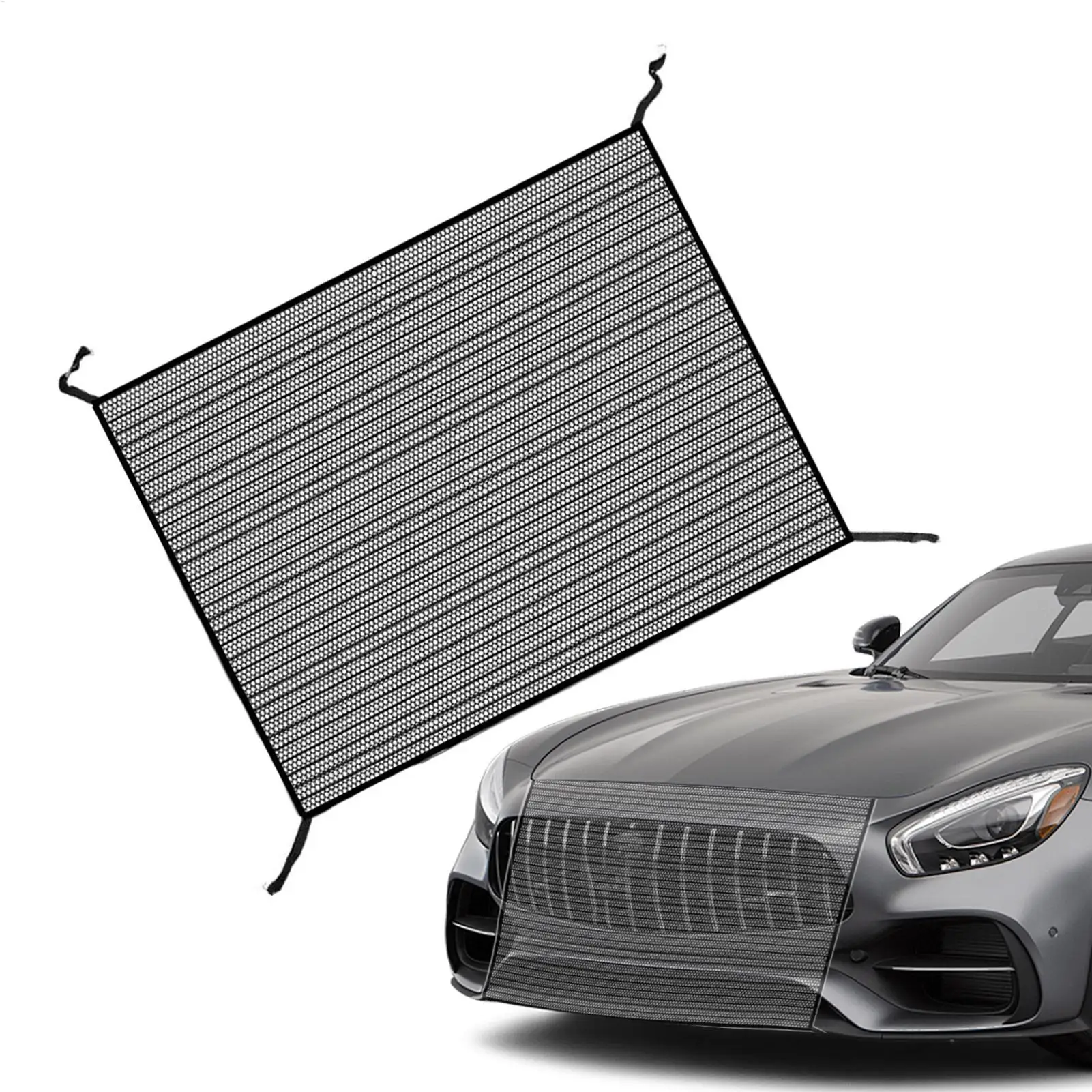 Mesh for Car Grill Dustproof Front Bumper Grill Anti poplar catkins catkins car insect proof water tank protective cover net