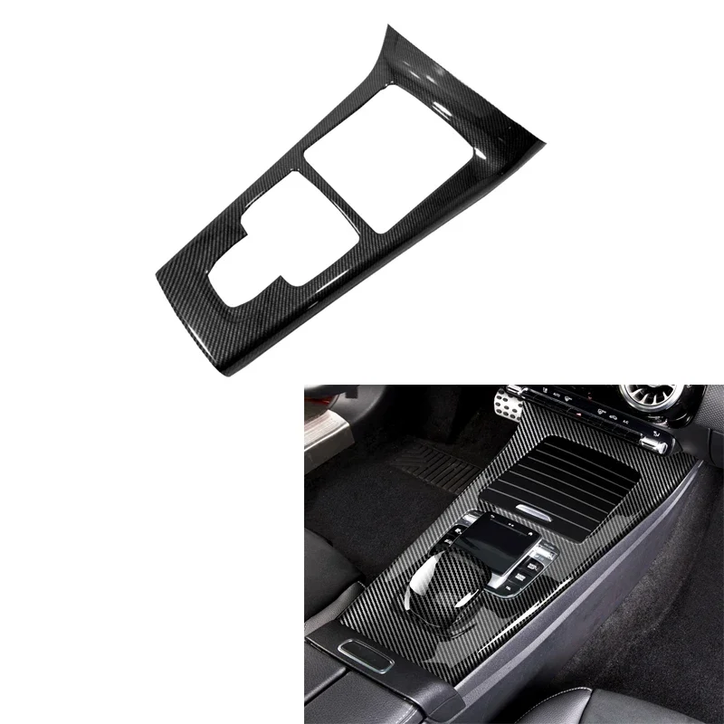 For Mercedes Benz W177 A-Class A200 A220 A250 2019 2020 CLA C118 Carbon Fiber Interior Parts Decorations Trim