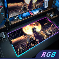 PC Laptop Keyboard Pad Desk Protector MousepadRGB Demon Killer Mousepad Fan Technology Rubber Anti-slip Table Pad Yeston Tech