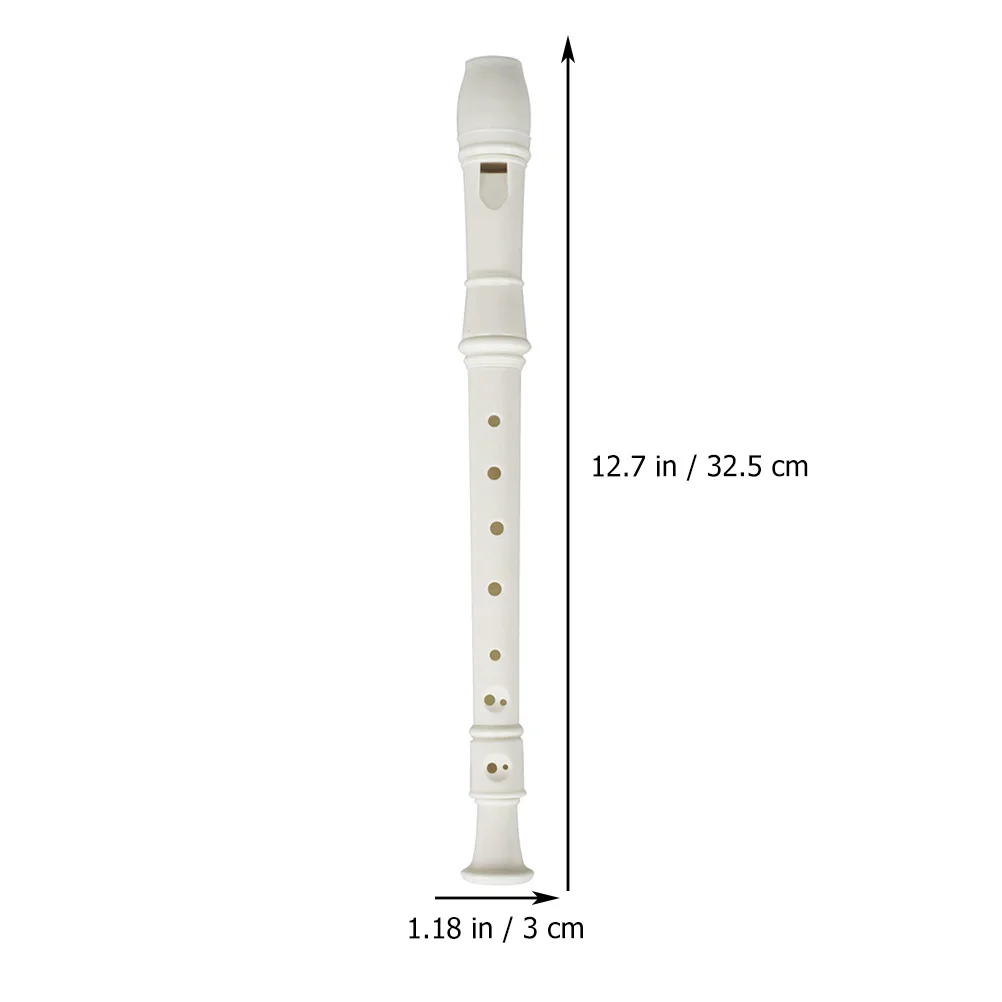 

8-Hole 'S Clarinet Resin Wind Instrument Beginner Practice Recorder Durable Safe Lightweight Musical Instrument For