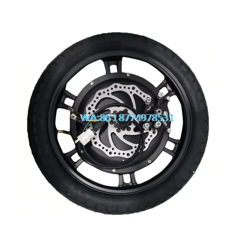 Wmwmnu for 16 Inch 48V 60V 72V 350W 500W 1000W Hub Motor Kit Front Drive Rear Drive BLDC Bicycle Motor with Disc Brake