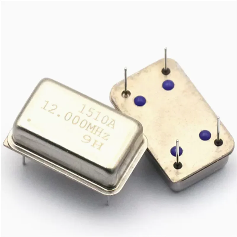 5pcs DIP-4Pin Rectangular active crystal oscillator  1MHZ/3MHZ/5MHZ/6MHZ/8MHZ/10MHZ/12.288MHZ/13.56MHZ/16MHZ/20MHZ/27MHZ/38MHZ/M