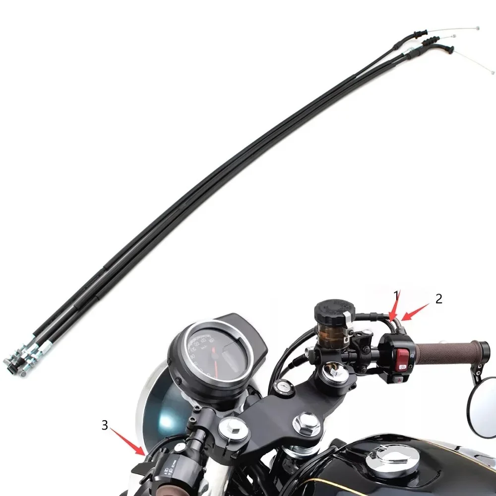Motorcycle Handlebar Control Line Brake Cable Clutch Lever Throttle For Honda GB350 NC59 GB350S CB350 CB350S 2021-Later