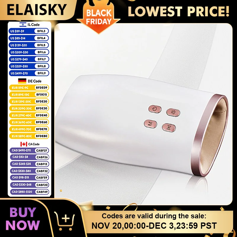 

Smart Hand Beauty Instrument Electric Hand Massage Instrumen Airbag Kneading Hot Compress Palm Wrist Finger for Relieve Soreness