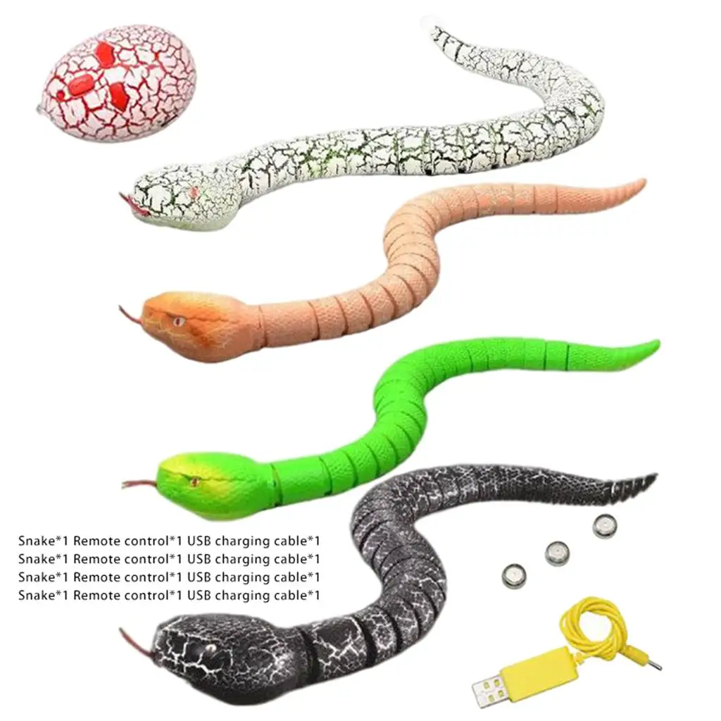 

Kid's Adults Toys Snake Animal Model Game Electric Halloween Simulation Toy