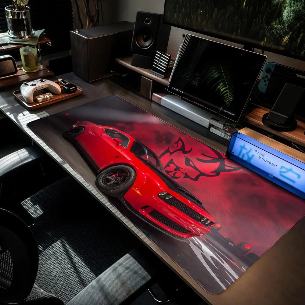 D-DodgeS Car Cool Mouse Pad XXL Computer Accessories Large Keyboard Laptop Table Pad The New Product Gamer Gaming
