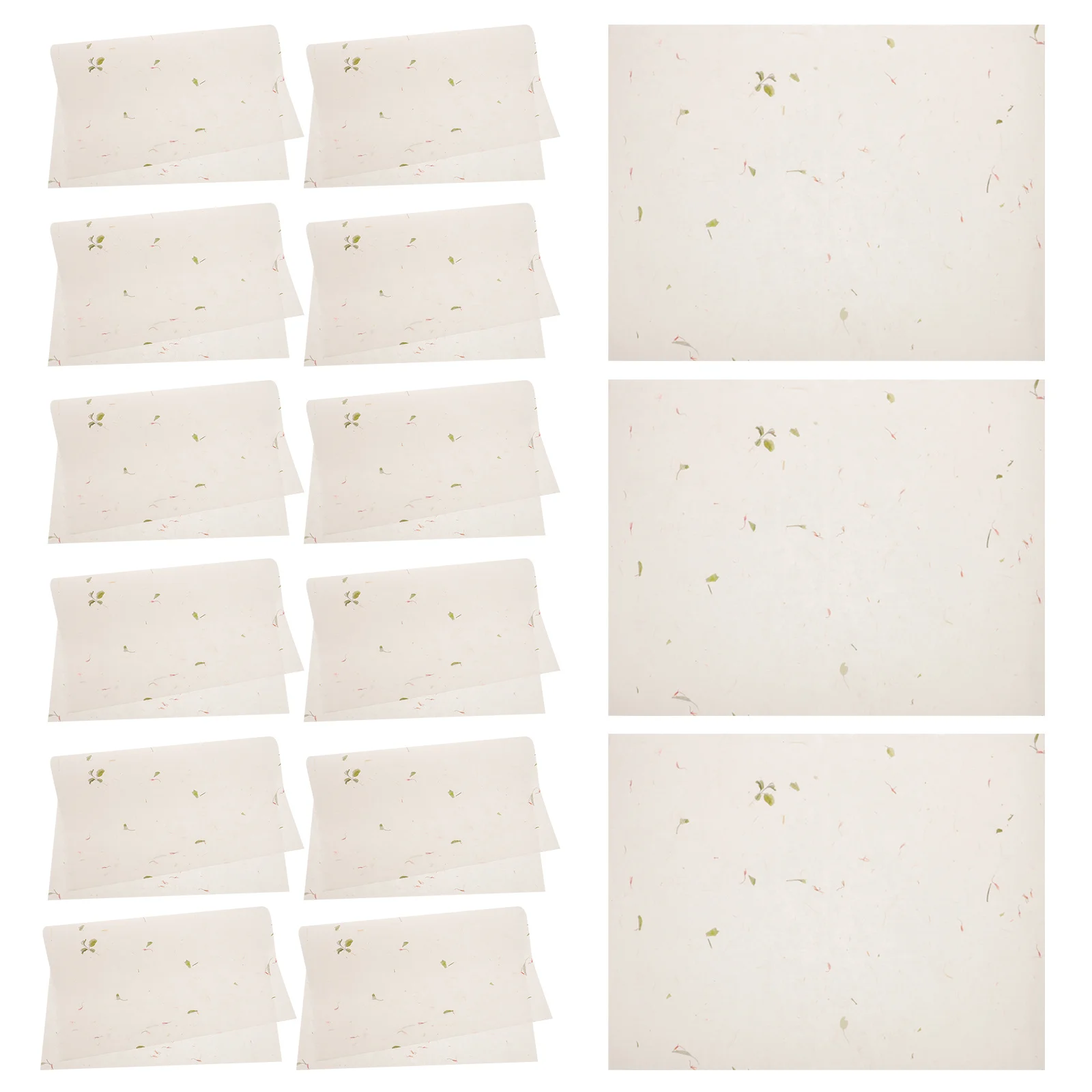 50pcs Flower Pattern Xuan Chinese Calligraphy Practice Sheets Traditional Rice Paper For Brush Painting Writing Art Supplies
