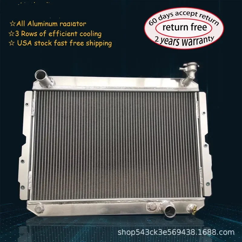 Aluminum Water Tank Car Radiator Intercooler 4.0L Land Cruiser HJ60 HJ61