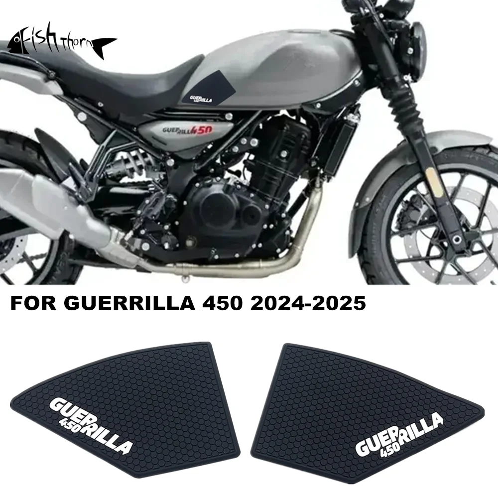 

Motorcycle Non-Slip Stickers Fuel Tank Side Pads For Guerrilla 450 Guerrilla450 2024 2025
