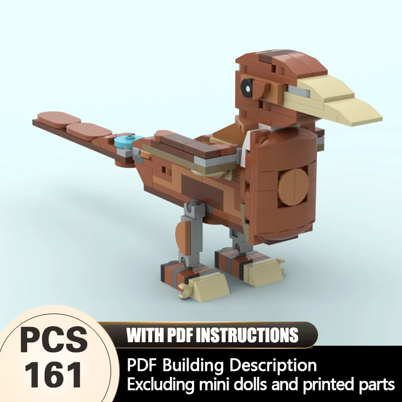 

Creators Animal Series Model MOC Building Bricks Dacelo Novaeguineae Modular Technology Gifts Holiday Assemble Children Toy Suit