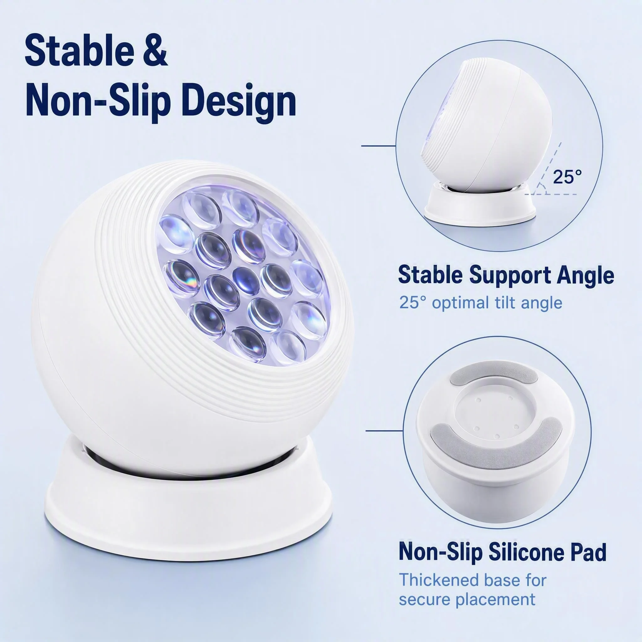 LED USB Projector Light 360° Rotating Starry Ocean Dynamic Night Light Creative Birthday Gift for Bedroom Atmosphere Lamp