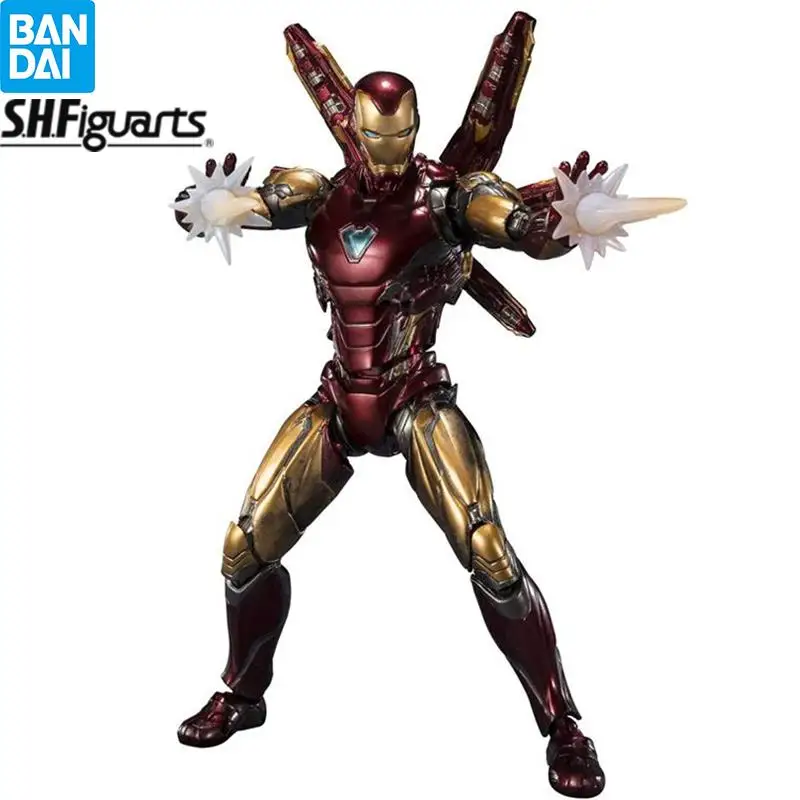 

Original Bandai S.h.figuarts Iron Man Mk.85 Five Years Later 2023 Edition The Infinity Saga Anime Figure Action Model Toys Gift