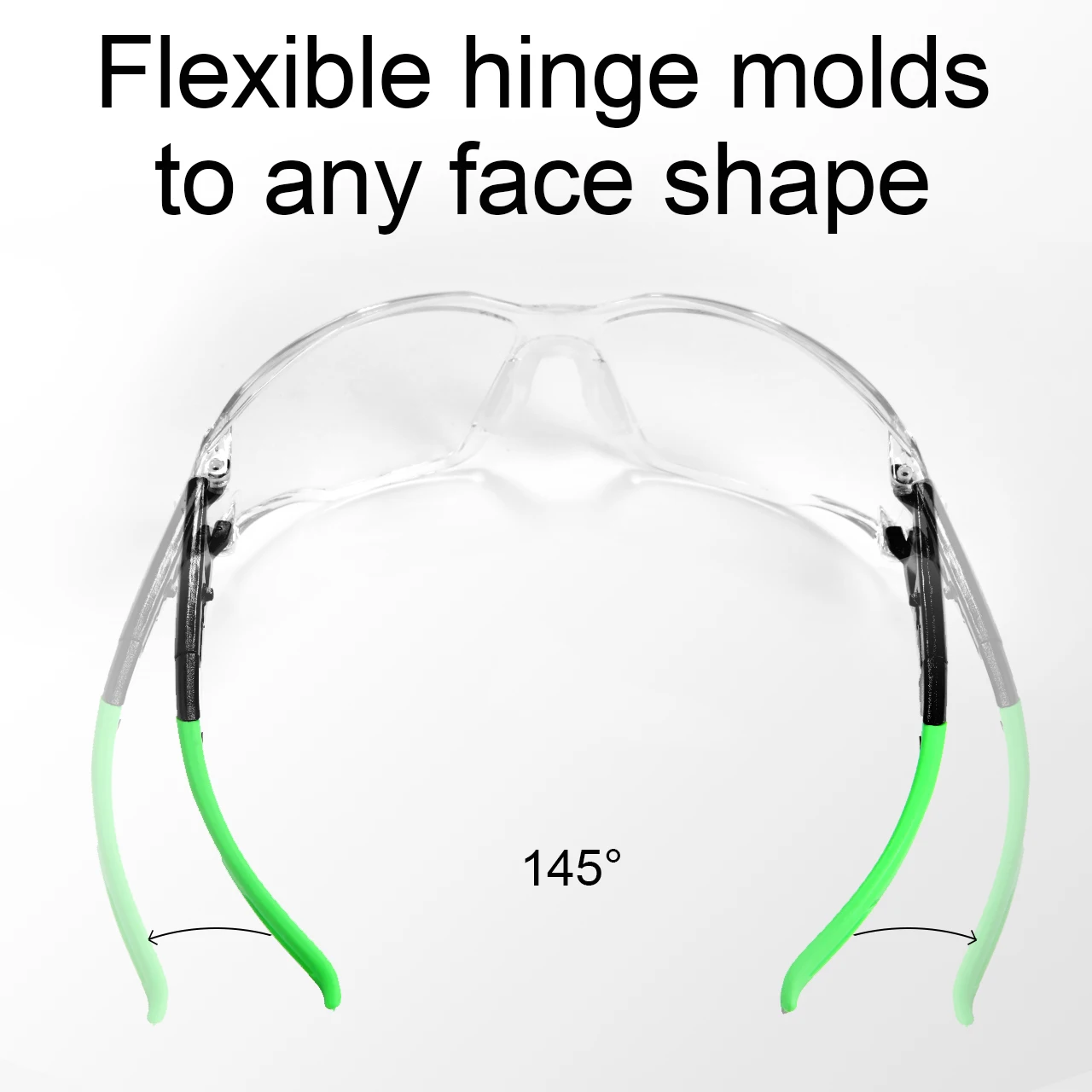 Verstellbare Rahmen, Antibeschlagbrille, Schutzbrille für Männer und Frauen, klare Linse, Blaulichtblockierung, Augenschutz, HM12 – Detail 11