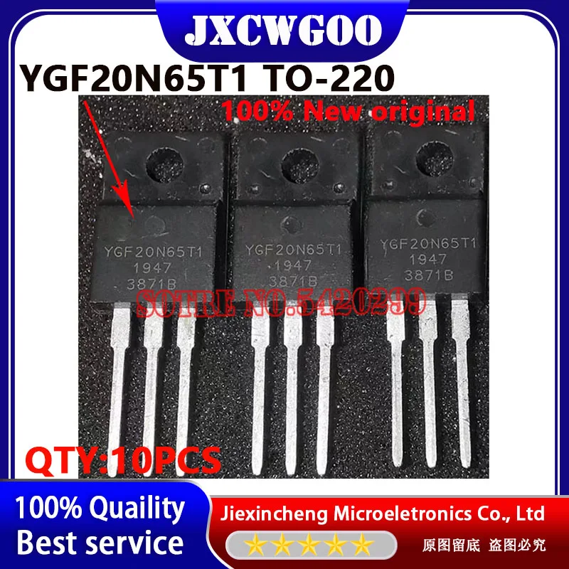 YGF20N65T1 TO220F YGF20N65T YGF20N65 20N65 IGBT 20A/650V TO-220F New orignal 10PCS/LOT