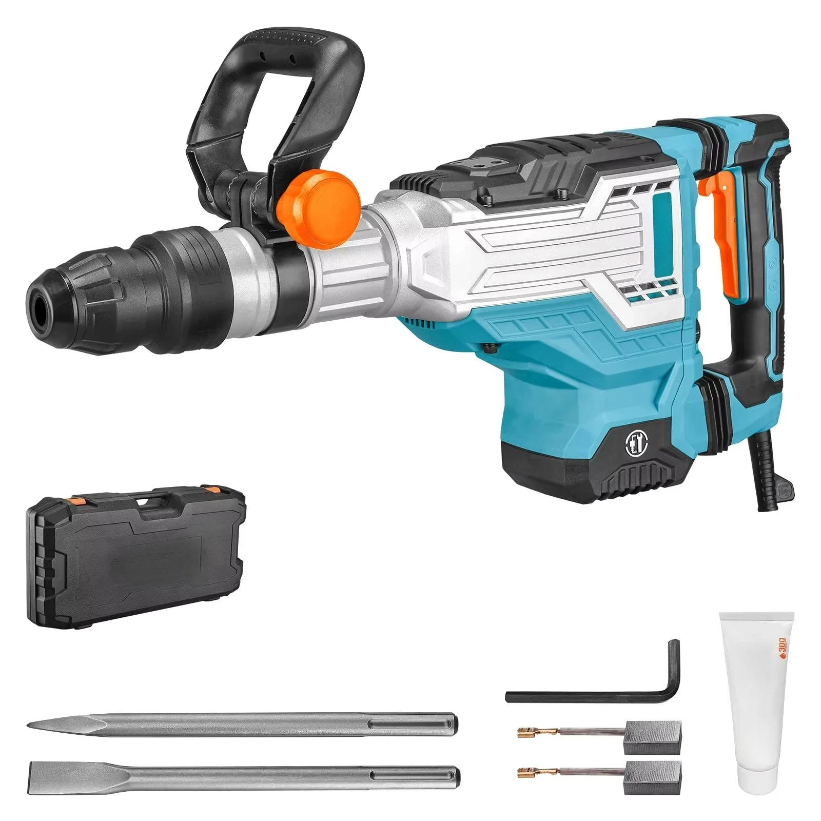 1700W 25-Pound SDS-Max Demolition Jack Hammer, 1-9/16