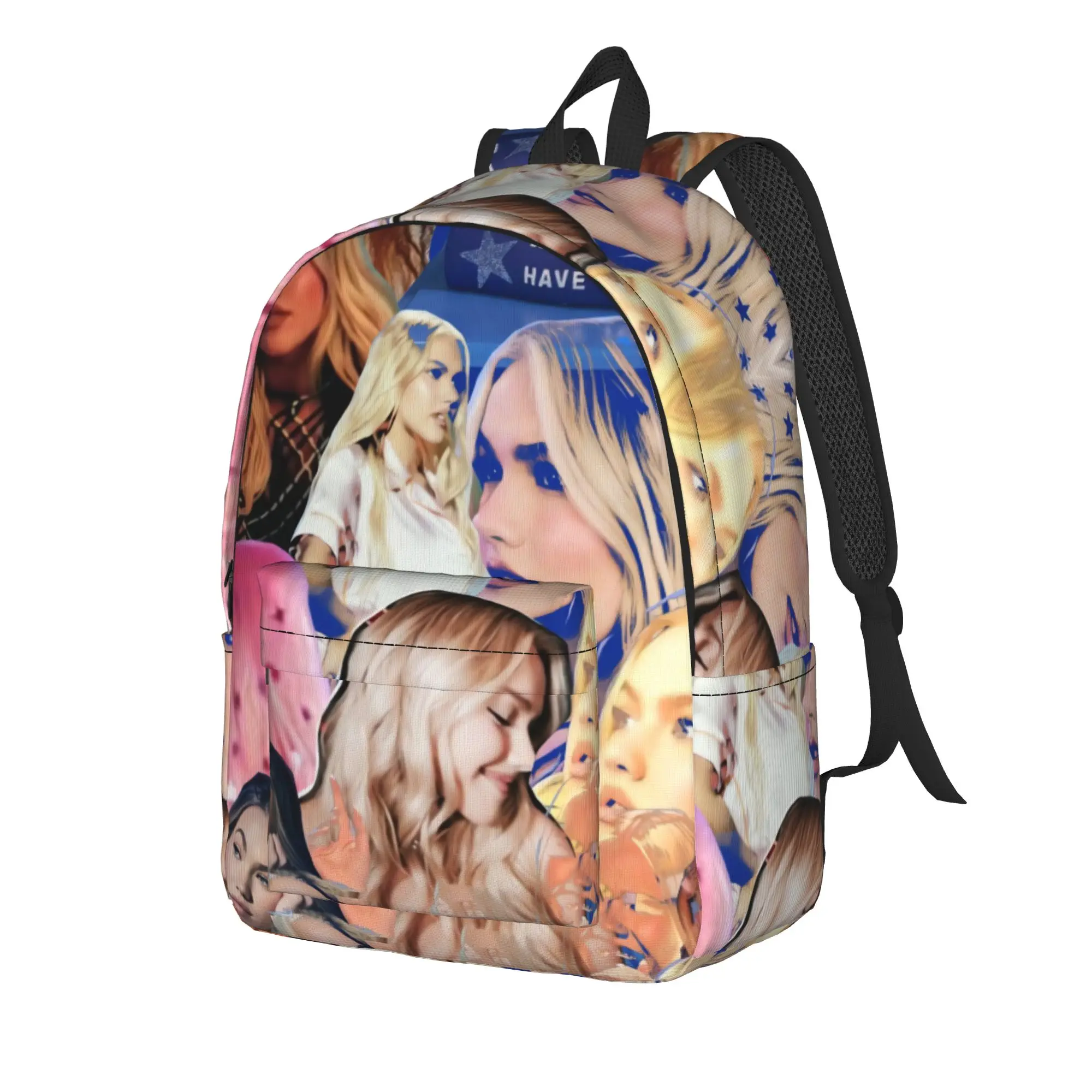 Colorful Photo Collage Freya Skye Backpack Teen  Durable Backpacks Polyester Cute School Bags Sport High Quality Rucksack