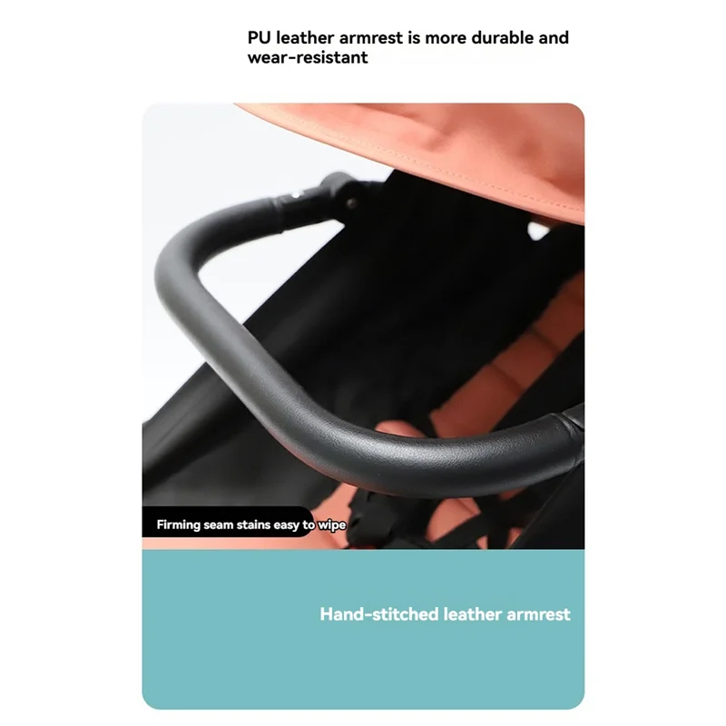 As96-cochecito, barra parachoques, reposabrazos, accesorios para cochecito, manillar ajustable para cochecito de bebé YOYO/YOYA