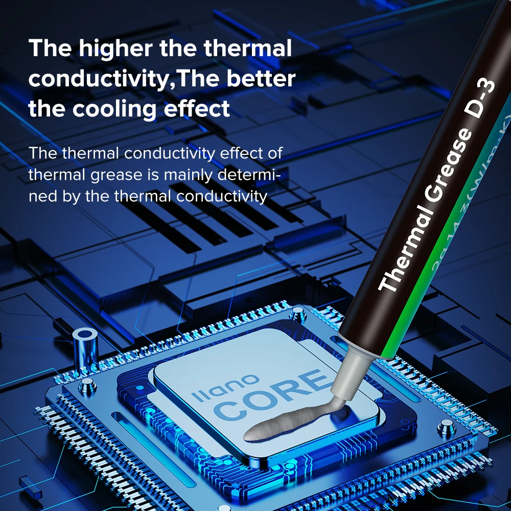llano laptop CPU thermal conductive silicone grease thermal conductive paste with high performance is suitable for computer CPUs