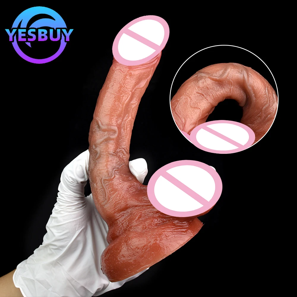 yesbuy-男性と女性のための吸盤付きのリアルなディルドアナル大人のおもちゃ柔らかいマスターベーションお尻のプラグ膣マッサージャー大人の18