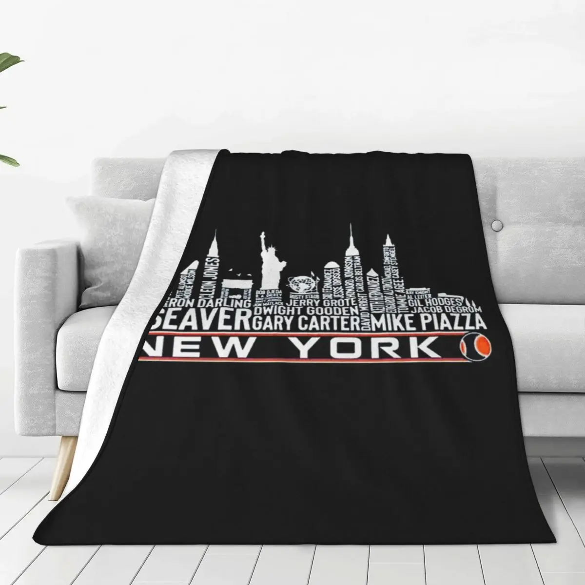 New York Baseball Team Four Seasons Universal Blanket Movie Theater Can Be CoveredChristmas Present