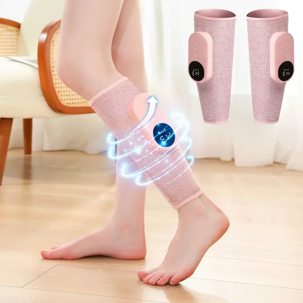 

Calf Massager 360° Air Pressure Leg Massager Heating Presotherapy Massage Device Wireless Airbag Relax Leg Muscles Relieve Pain