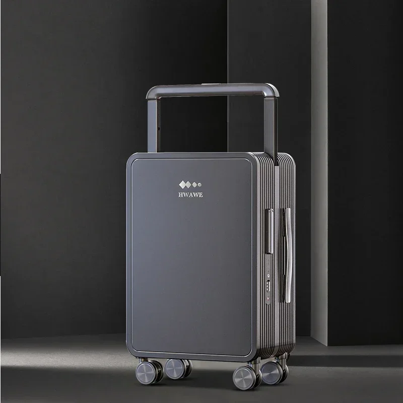 

Leavesking high quality business suitcase with TSA lock and wide trolley PC Printed logo aluminumTrolley Travel Luggage