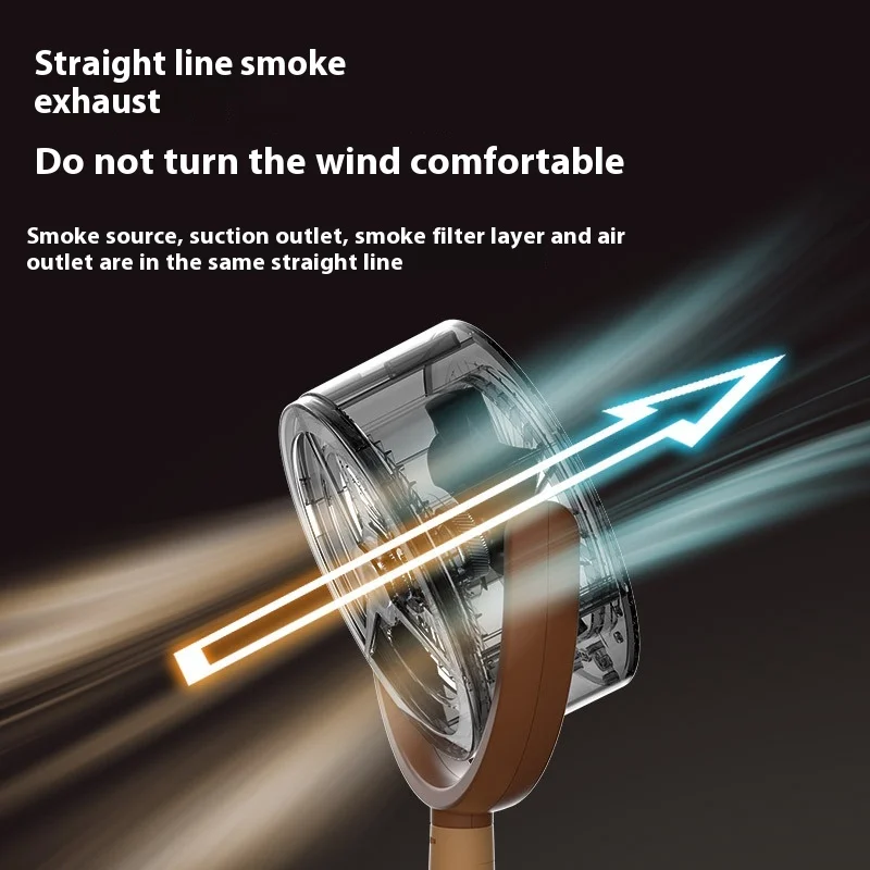 주방 데스크탑 레인지 후드용 휴대용 추출기 후드, 각도 조절 가능, USB 충전식, 실내 바베큐 냄비, 야외 캠핑