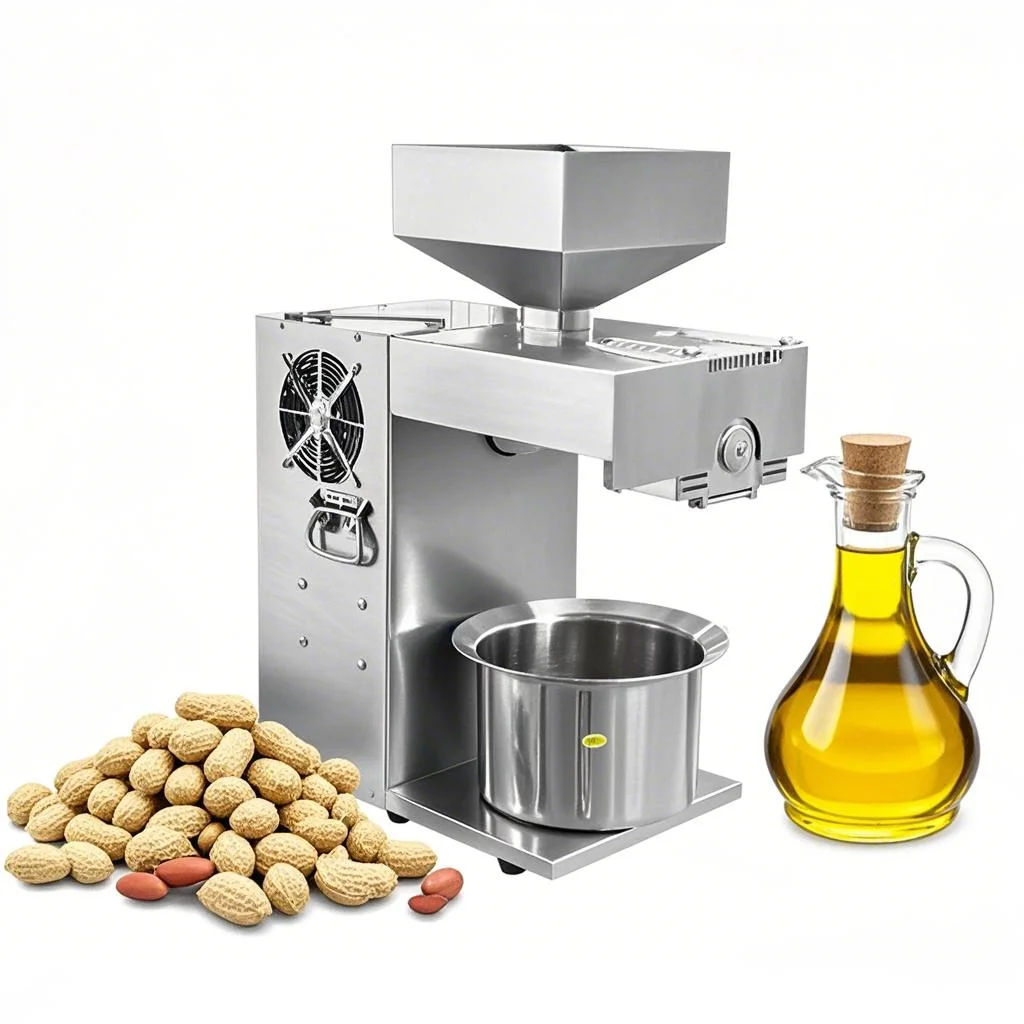 // Olive Soybean Oil Press Machine Oil Presser Electric Stainless Steel Peanut Sesame