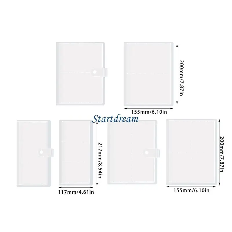 2pcs einfügen Seite Album kleine Datei -Tasche mit 80/84/160 Slots große Kapazität für einfache Klassifizierung Easy