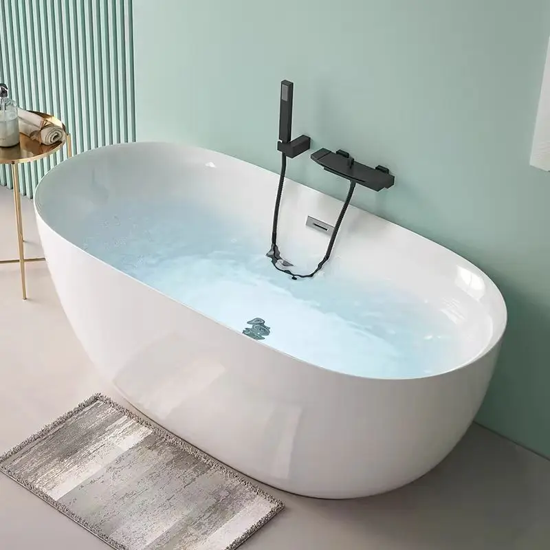 

Japanese Organizer Bathtub Freestanding Photography Spa Water Faucet Bathtub Bubble Large Ducha Piscina Furniture Accessories