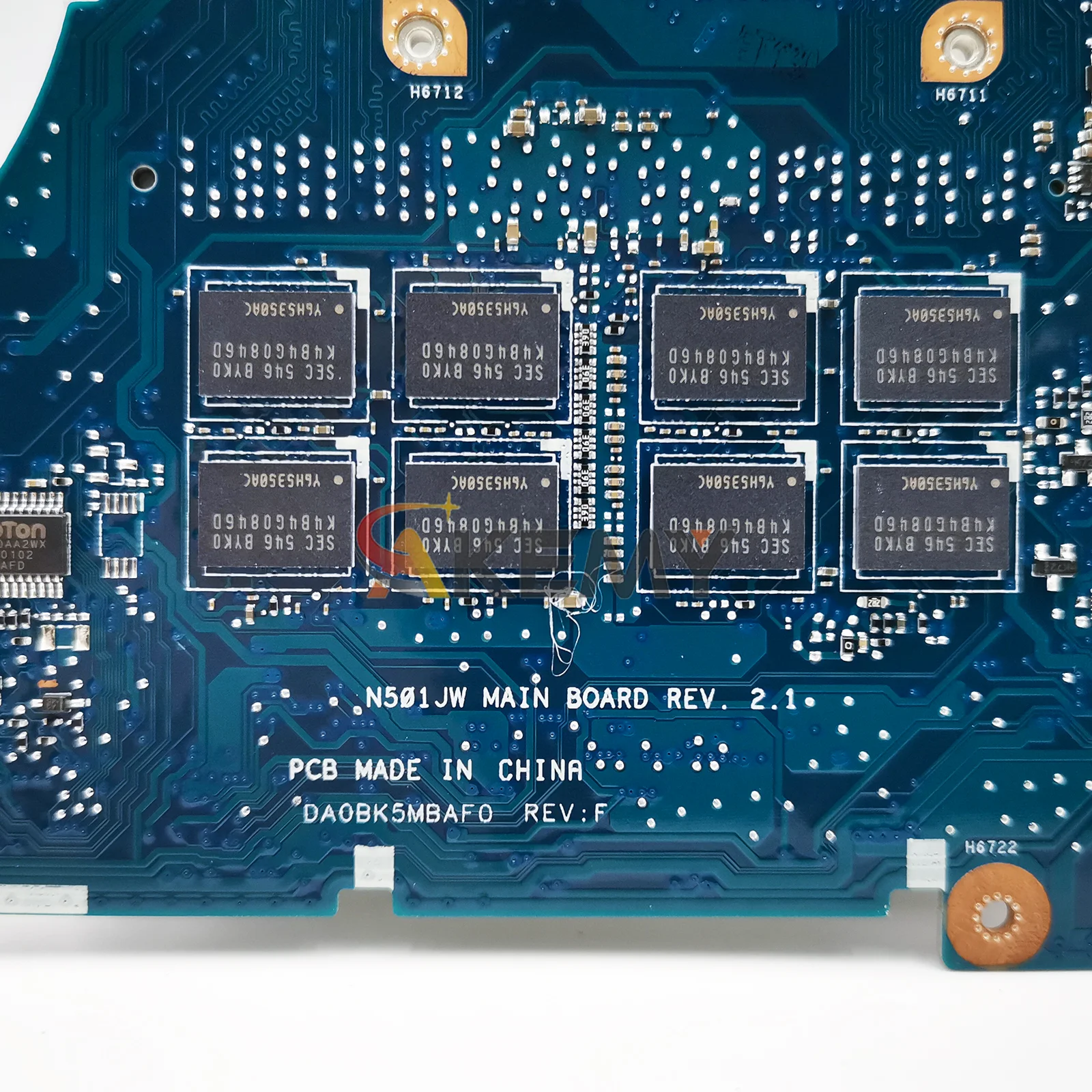 N501JW Laptop Moederbord Voor ASUS ROG N501J G501J N501JW Notebook Moederbord Met i3 i5 i7 CPU 100% testen OK snelle verzending stk