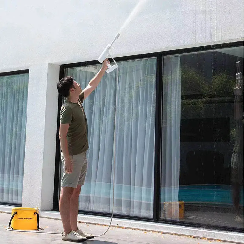 Xiaomi Mijia Pistol Pencuci Mobil Nirkabel 2.4 MPa Semprotan Pistol Air Tekanan Tinggi Pembersih Busa Generator Perawatan Pembersihan Otomatis Cuci Mobil