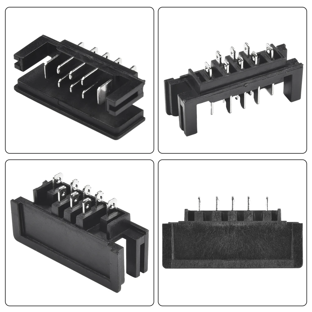 Terminale connettore 2PCS per DCB118/DCB112/DCB115 DCB105 DCB090 Adattatore USB Terminale connettore caricabatteria agli ioni di litio
